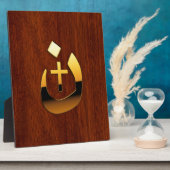 Christelijke nazarene en kruissolidariteit fotoplaat (Zijkant)