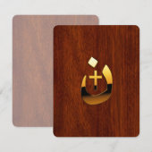 Christelijke nazarene kruissymbolen in goud (Voorkant / Achterkant)