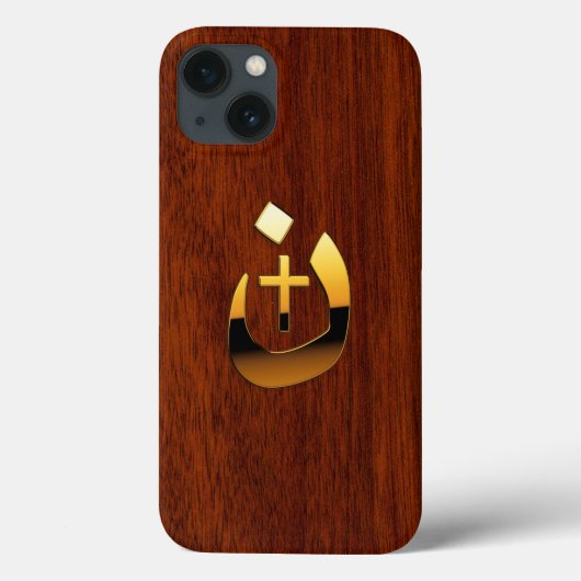 Christelijke nazarene kruissymbolen in goud Case-Mate iPhone case (Achterkant)