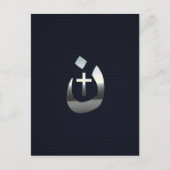 Christelijke nazarene solidariteit met koolstof briefkaart (Voorkant)