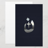 Christelijke nazarene solidariteit met koolstof briefpapier (Voorkant / Achterkant)