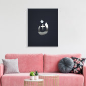Christelijke nazarene solidariteit met koolstof canvas afdruk (Insitu (Woonkamer))