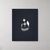 Christelijke nazarene solidariteit met koolstof canvas afdruk (Voorkant)