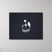 Christelijke nazarene solidariteit met koolstof canvas afdruk (Voorkant)