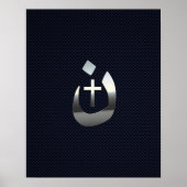 Christelijke nazarene solidariteit met koolstof poster (Voorkant)