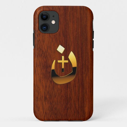 Christelijke Nazarene Solidariteit op Mahogany Sty Case-Mate iPhone Case (Achterkant)