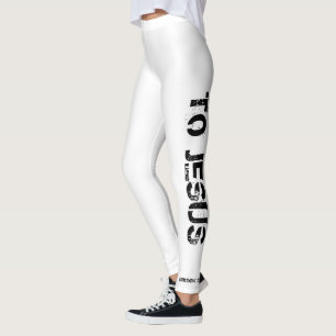 Christelijke oefeningen voor kleding, uitgevoerd d leggings