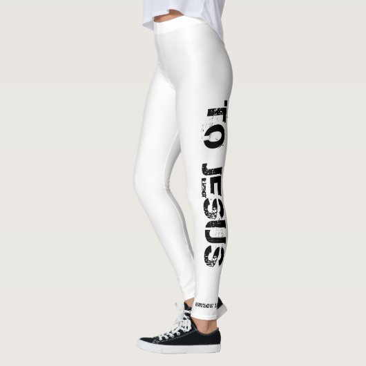 Christelijke oefeningen voor kleding, uitgevoerd d leggings (Links)