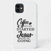 Christelijke offerte-koffie geeft me een startscri Case-Mate iPhone case (Achterkant)