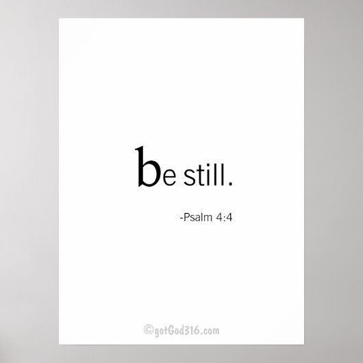 Christelijke offertes gotGod316.com Wall Art Poster (Voorkant)