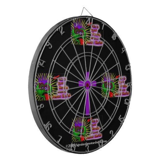 Christelijke offertes Inspirerend Dartbord (Voorkant Links)