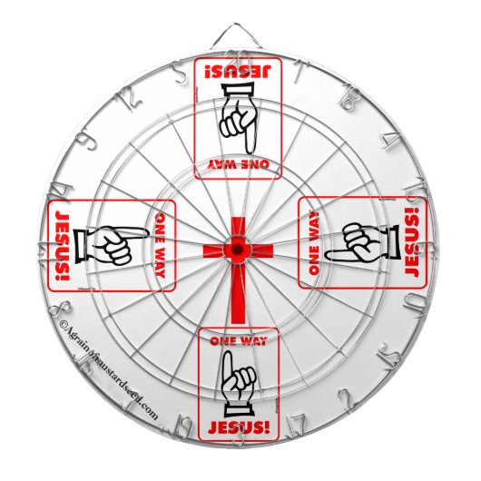 Christelijke offertes Inspirerend Dartbord (Voorkant)