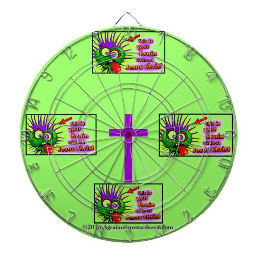 Christelijke offertes Inspirerend Dartbord (Voorkant)