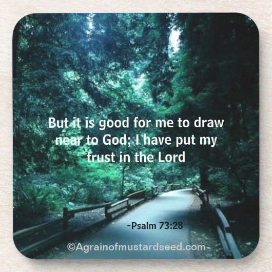 Christelijke offertes Inspirerend Drankjes Onderzetter (Voorkant)