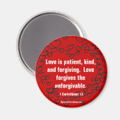 Christelijke offertes Inspirerend Magneet (Voorkant / Achterkant)