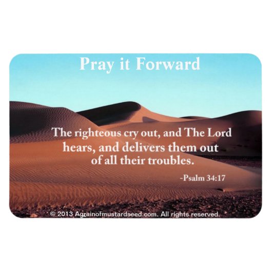 Christelijke offertes Inspirerend Magneet (Horizontaal)