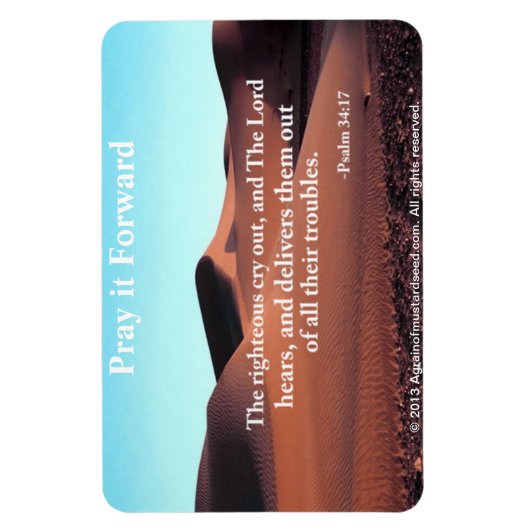 Christelijke offertes Inspirerend Magneet (Verticaal)