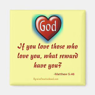 Christelijke offertes Inspirerend Magneet