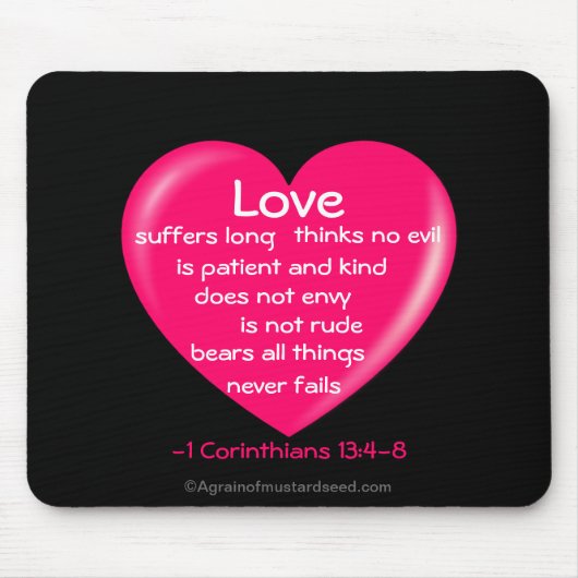 Christelijke offertes Inspirerend Muismat (Voorkant)