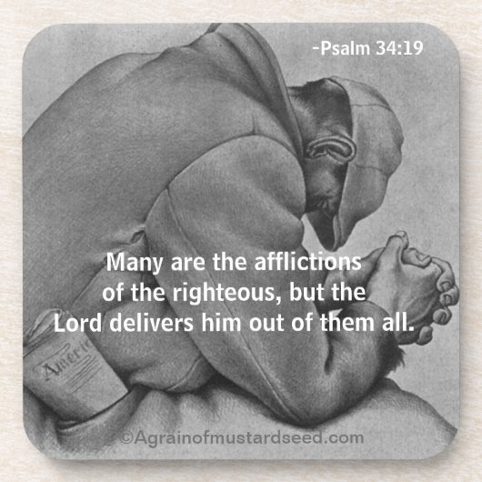 Christelijke offertes Inspirerend Onderzetter (Voorkant)