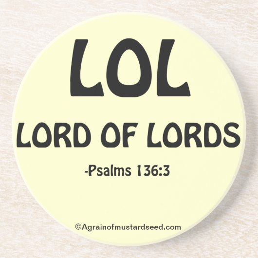 Christelijke offertes Inspirerend Zandsteen Onderzetter (Voorkant)