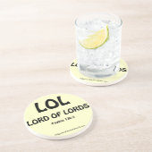 Christelijke offertes Inspirerend Zandsteen Onderzetter (Zijkant)