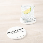 Christelijke offertes Inspirerend Zandsteen Onderzetter (Zijkant)