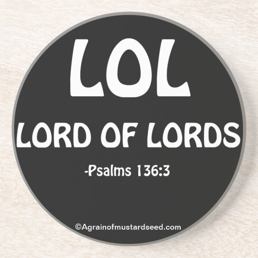 Christelijke offertes Inspirerend Zandsteen Onderzetter (Voorkant)