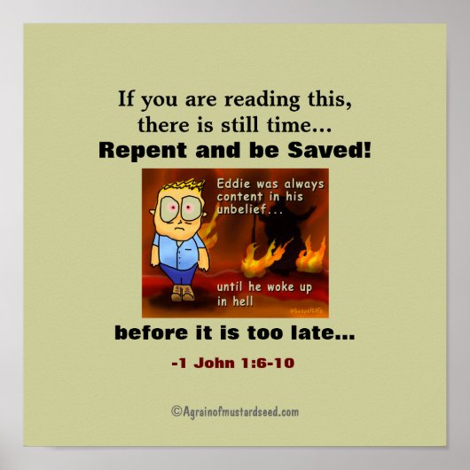 Christelijke offertes poster (Voorkant)