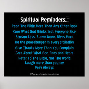 Christelijke offertes poster