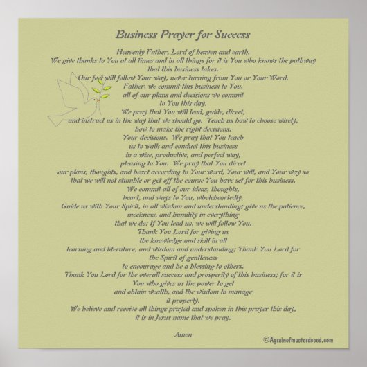 Christelijke offertes poster (Voorkant)