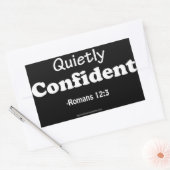Christelijke offertes rechthoekige sticker (Envelop)