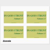Christelijke offertes rechthoekige sticker (Vel)