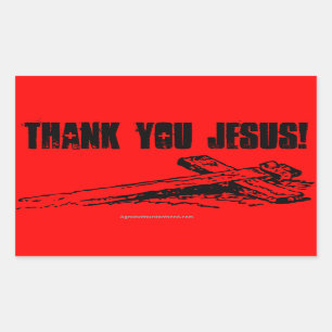 Christelijke offertes rechthoekige sticker