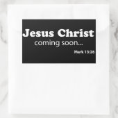 Christelijke offertes rechthoekige sticker (Tas)