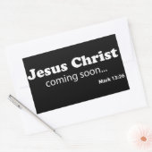 Christelijke offertes rechthoekige sticker (Envelop)