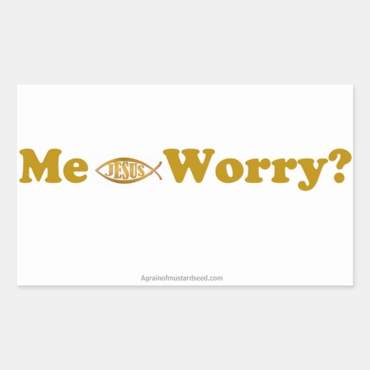 Christelijke offertes rechthoekige sticker (Voorkant)