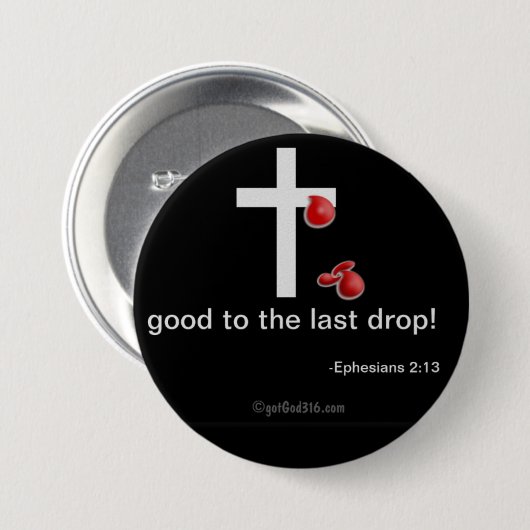 Christelijke offertes ronde button 7,6 cm (Voorkant /achterkant)