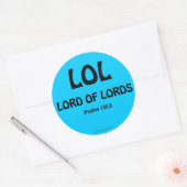 Christelijke offertes ronde sticker (Envelop)