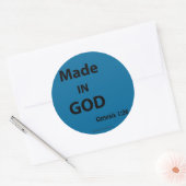 Christelijke offertes ronde sticker (Envelop)