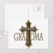 Christelijke oma briefkaart (Voorkant / Achterkant)