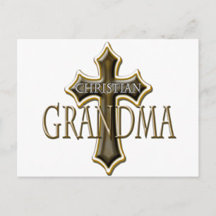 Christelijke oma briefkaart