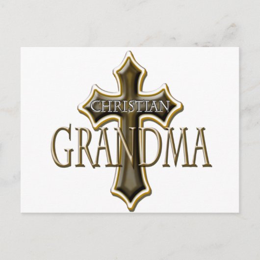 Christelijke oma briefkaart (Voorkant)