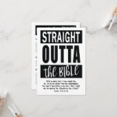 CHRISTELIJKE onderzoekssteun voor Bladwijzer met T Kaart (Voorkant / Achterkant in situ)