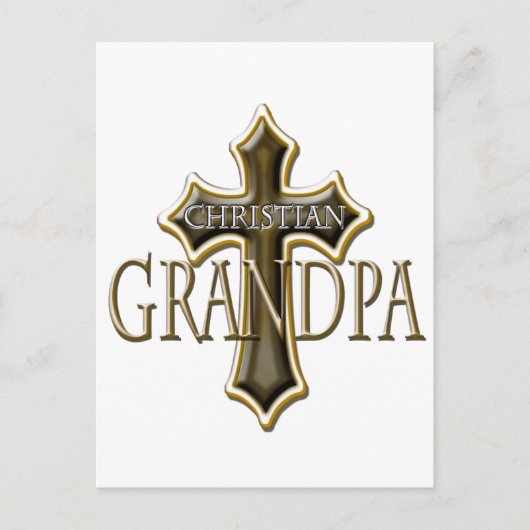 Christelijke opa briefkaart (Voorkant)