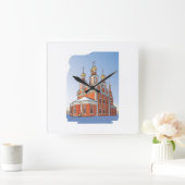 Christelijke orthodoxe tempel vierkante klok (Huis)