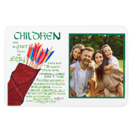 Christelijke ouders Kinderen Familiefoto Magneet