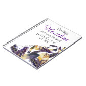 Christelijke Paarse doezelaar voor aangepaste scri Notitieboek (Linkerzijde)