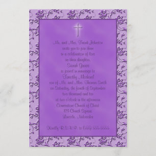 Christelijke Paarse uitnodiging tot weduwschap