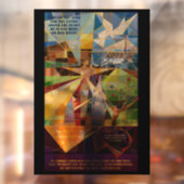 Christelijke paasboom raamsticker (Vel 2)